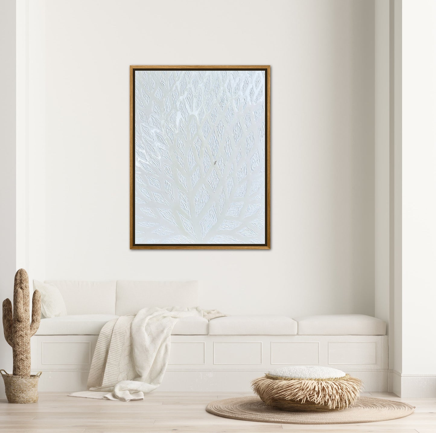 The Path to Dancing in the Clouds - 30x40in Mixed Media Textured Artwork Framed