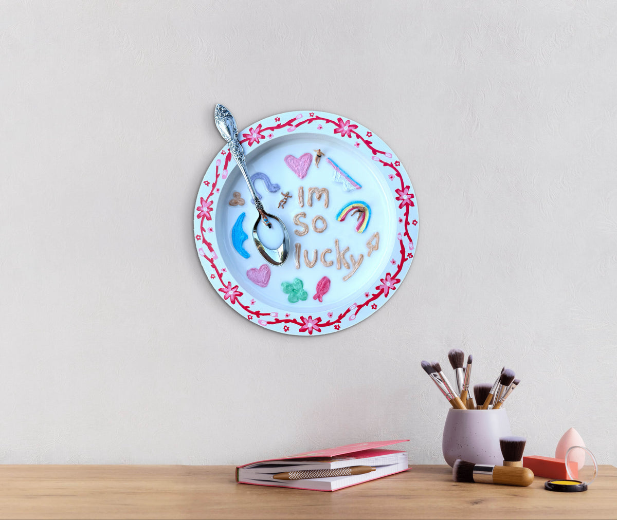 Lucky Charms: Saturday Mornings Cereal Collection - 8x8in Mixed Media