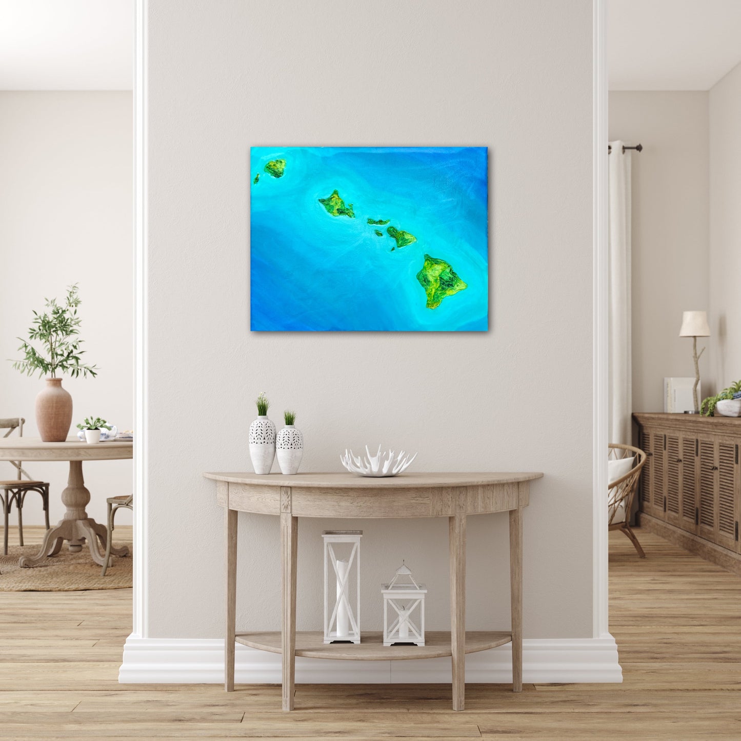 HAWAII - 16x20in Acrylic & Resin on Canvas