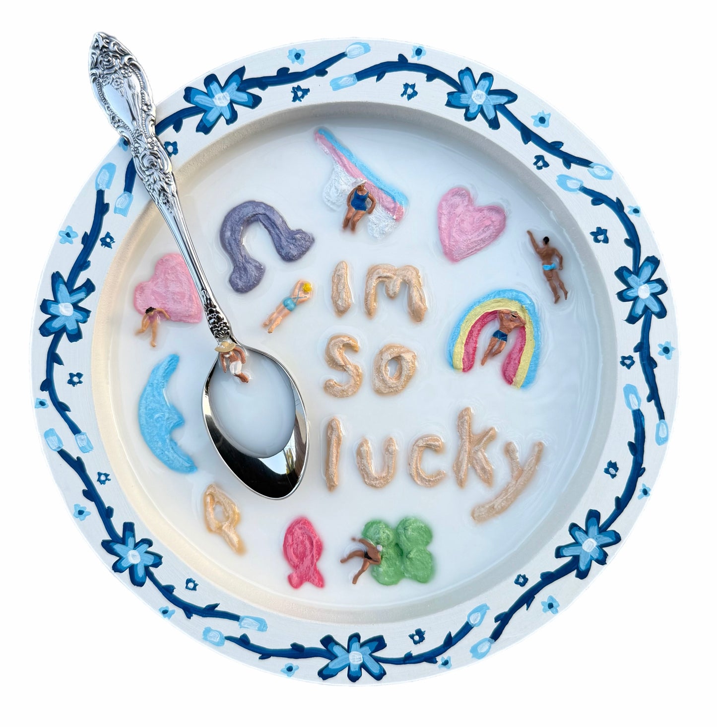 Lucky Charms: Saturday Mornings Cereal Collection - 8x8in Mixed Media