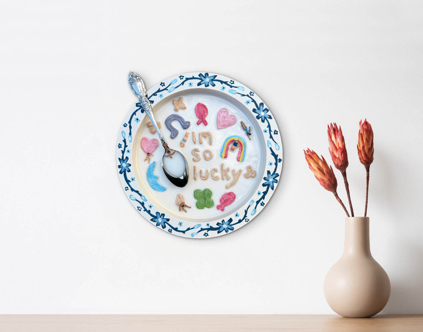 Lucky Charms: Saturday Mornings Cereal Collection - 8x8in Mixed Media