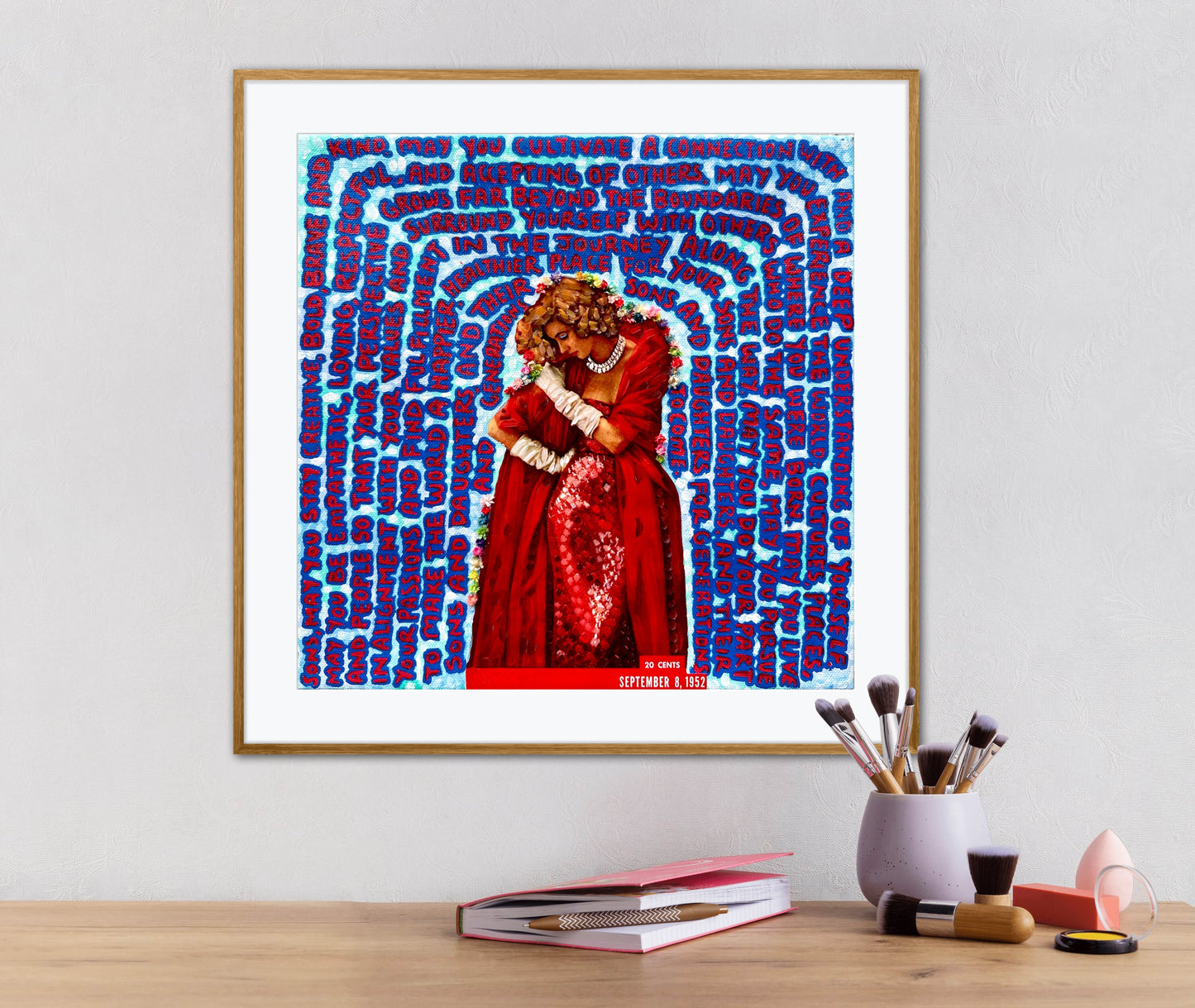 Vogue Reflections: Dear Sons - 10x10in Glicée Fine Art Print