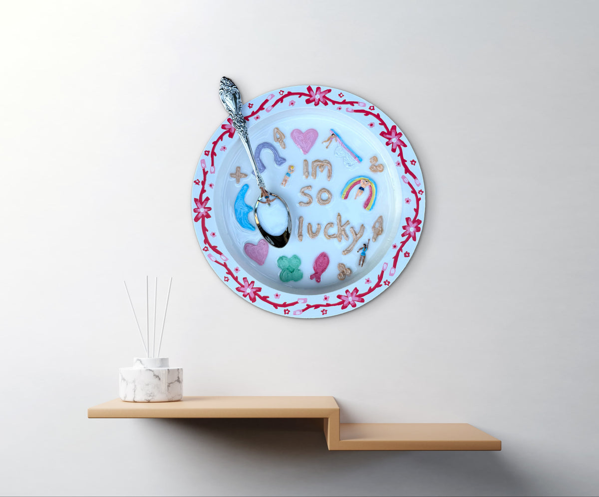 Lucky Charms: Saturday Mornings Cereal Collection - 8x8in Mixed Media