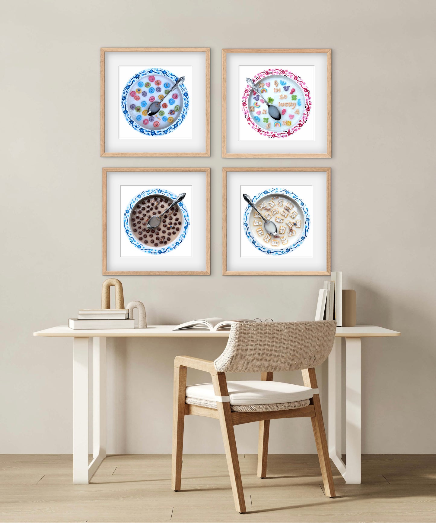 Saturday Mornings: Fruit Loops Print - 10x10in Glicée Fine Art Print