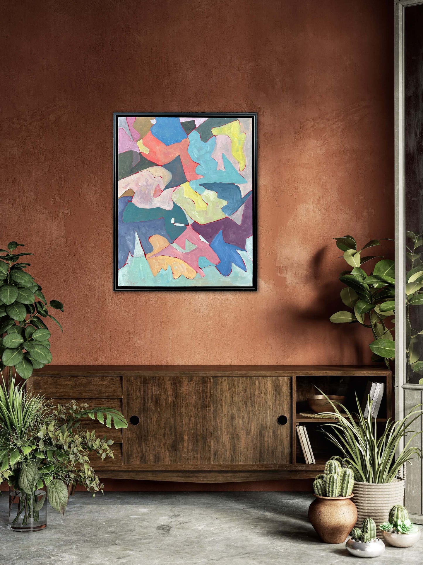 Parts - 24x30in Acrylic on Canvas