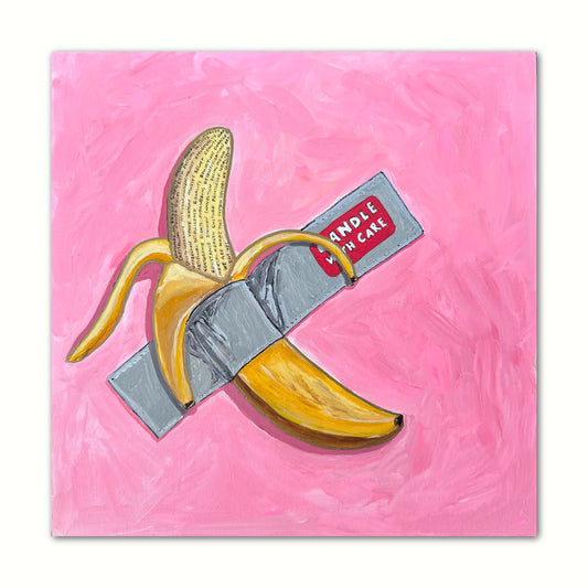 Little Luxuries Collection: There’s Always Money in the Banana Stand - 10x10in Glicée Fine Art Print
