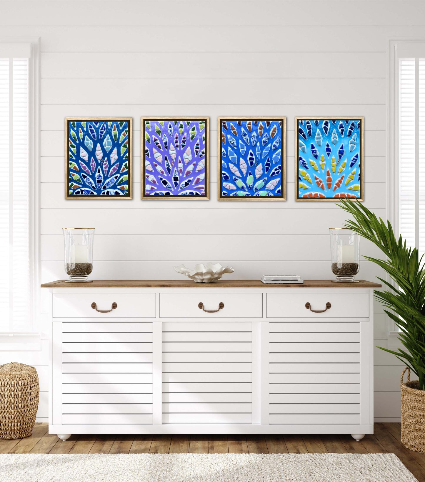 The Path to Purpose - 8x10 Mixed Media; Sand, Acrylic & Resin on Canvas Framed