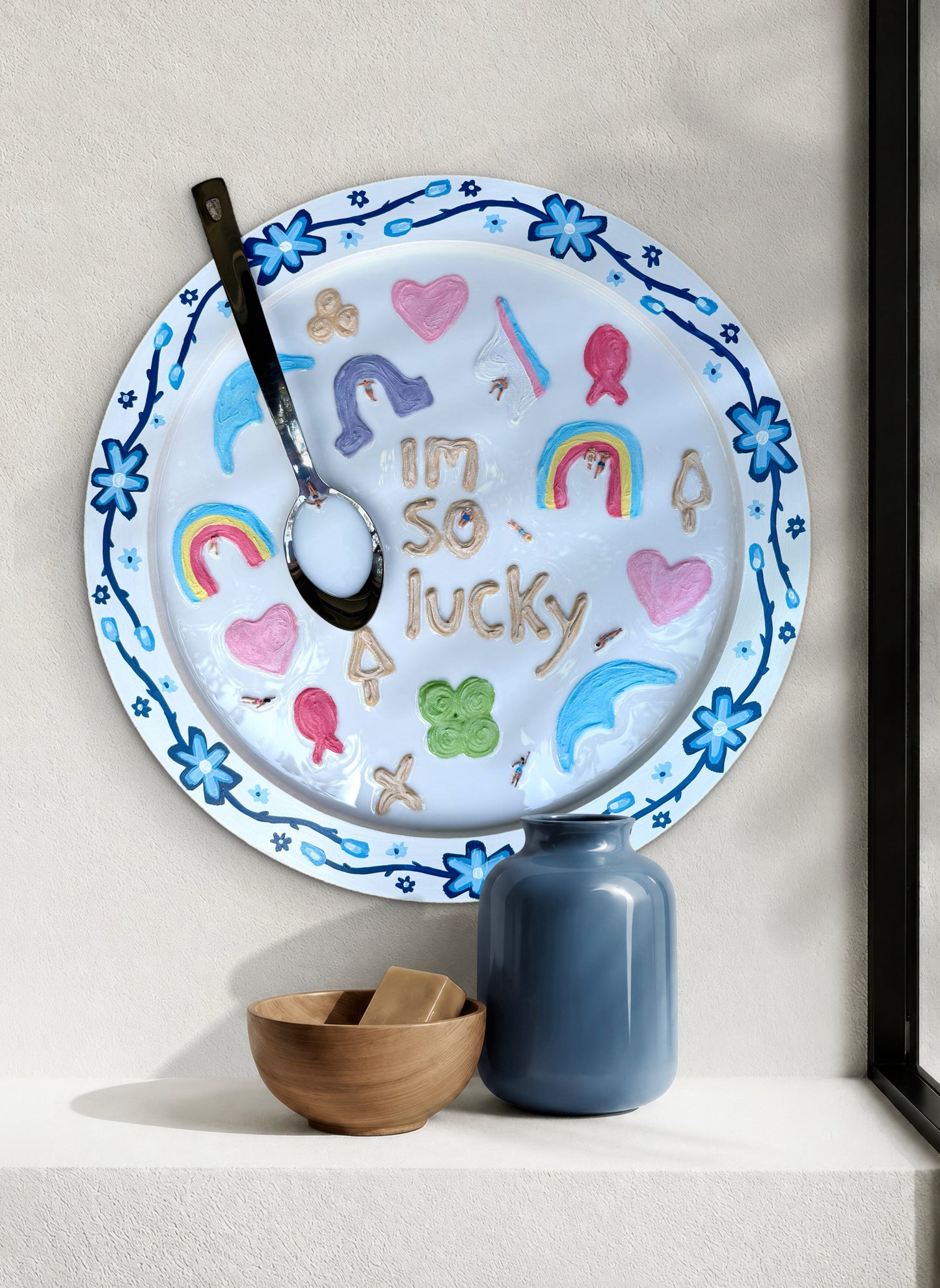 Lucky Charms: Saturday Mornings Cereal Collection - 20x20in Mixed Media