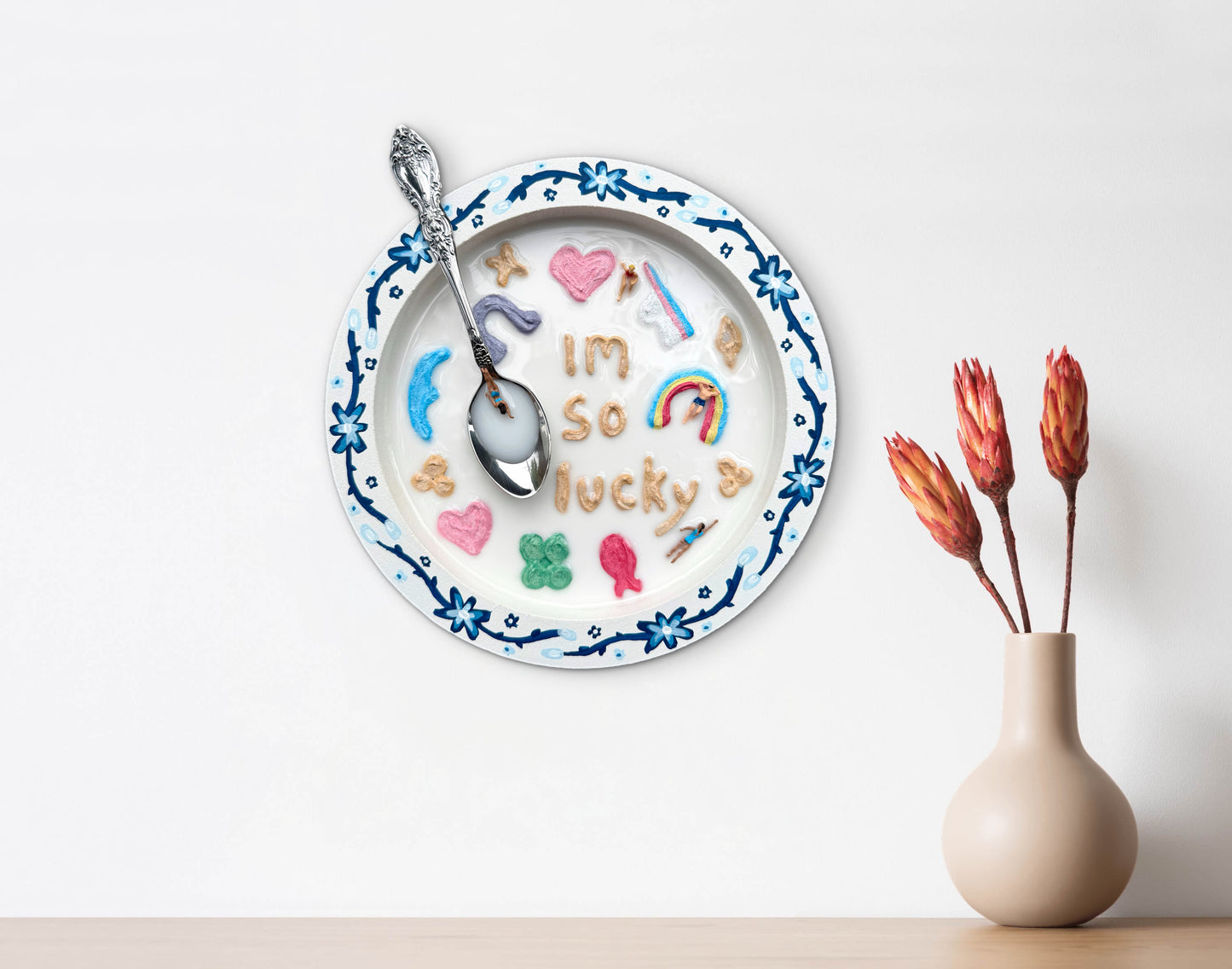 Lucky Charms: Saturday Mornings Cereal Collection - 8x8in Mixed Media