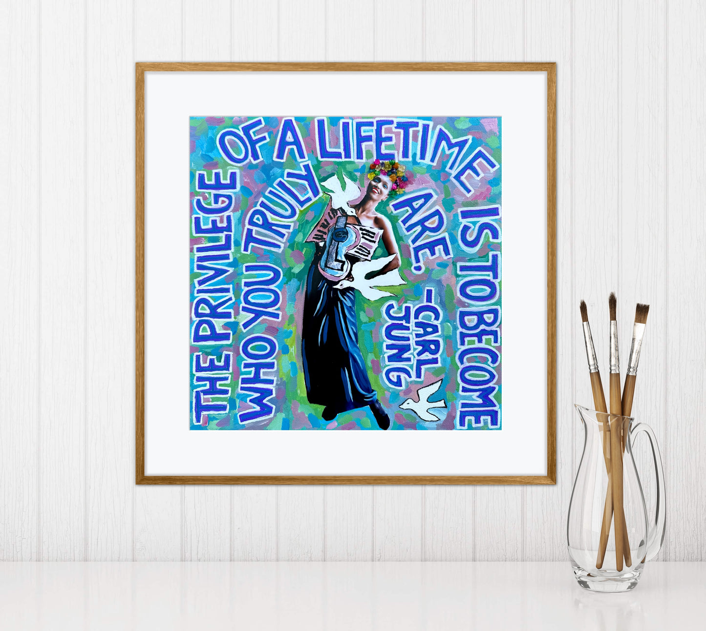 Vogue Reflections: The Privilege of a Lifetime - 10x10in Glicée Fine Art Print