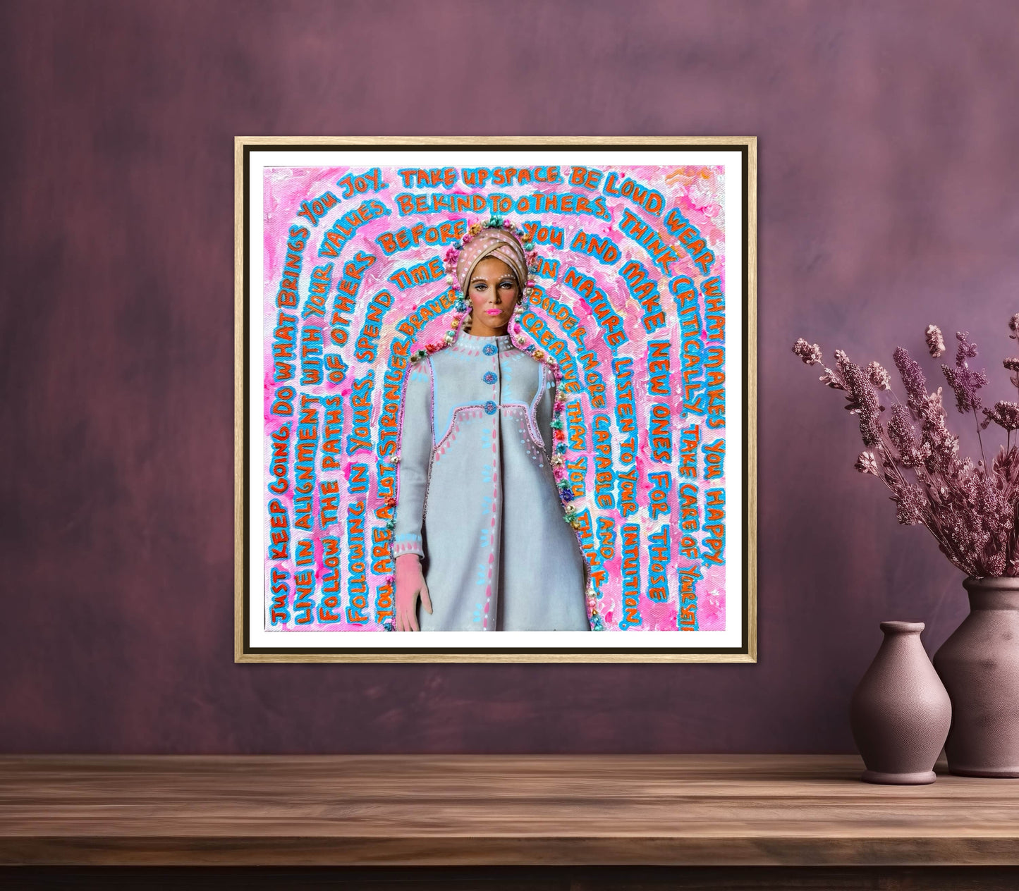 “Just Keep Going” Giclée Fine Art Print 10x10in