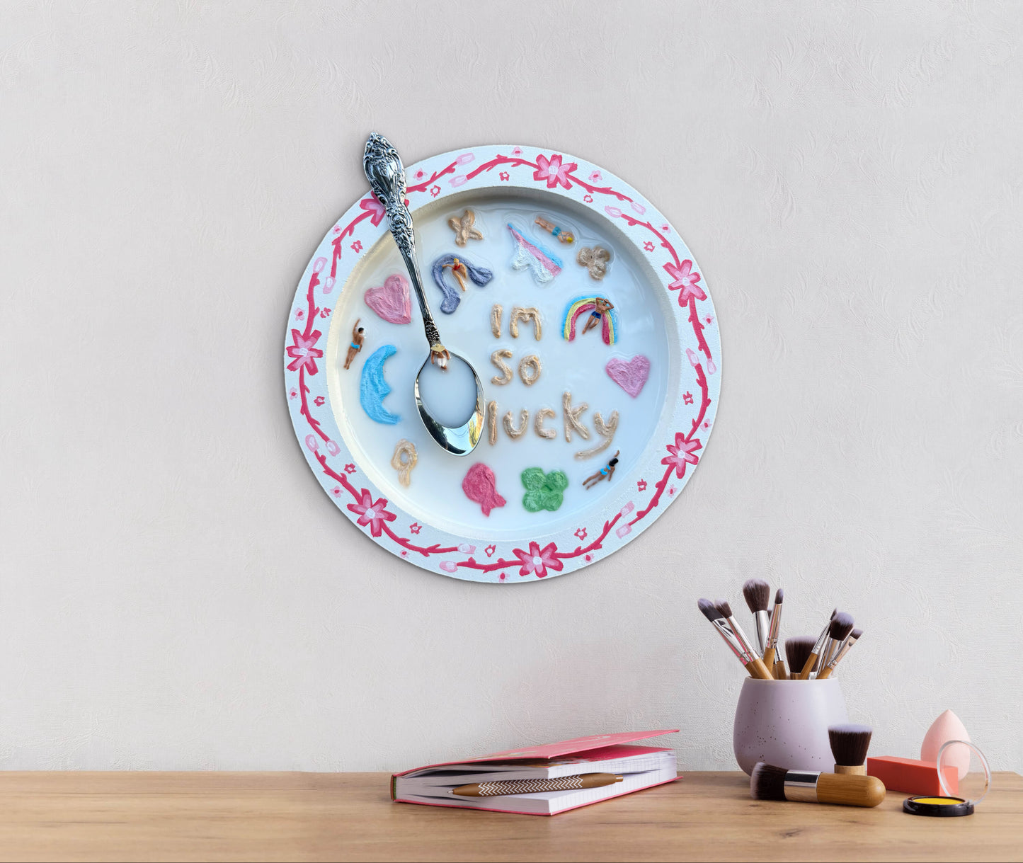 Lucky Charms: Saturday Mornings Cereal Collection - 8x8in Mixed Media