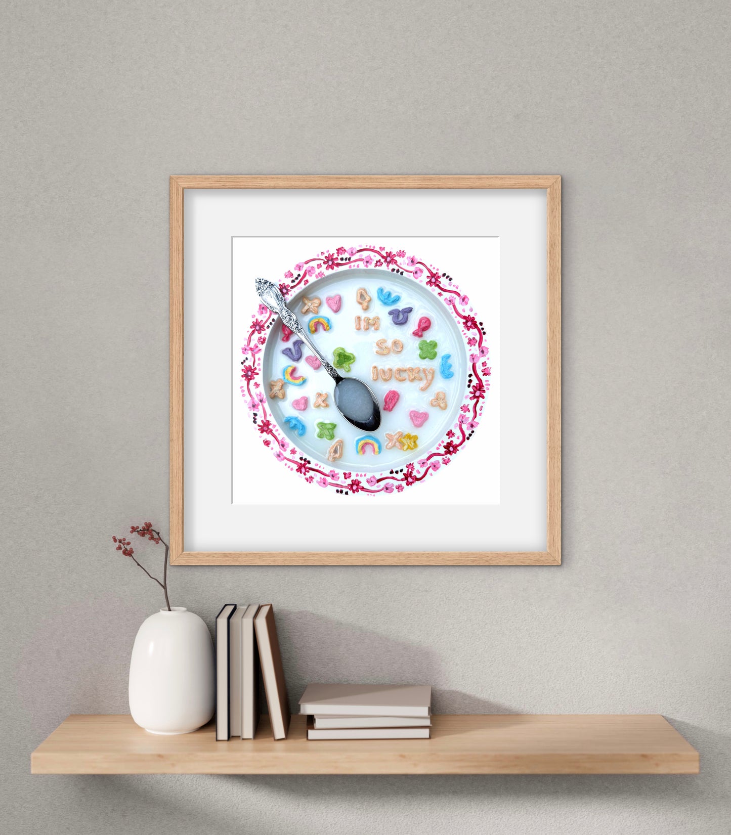 Saturday Mornings: Lucky Charms Print - 10x10in Glicée Fine Art Print