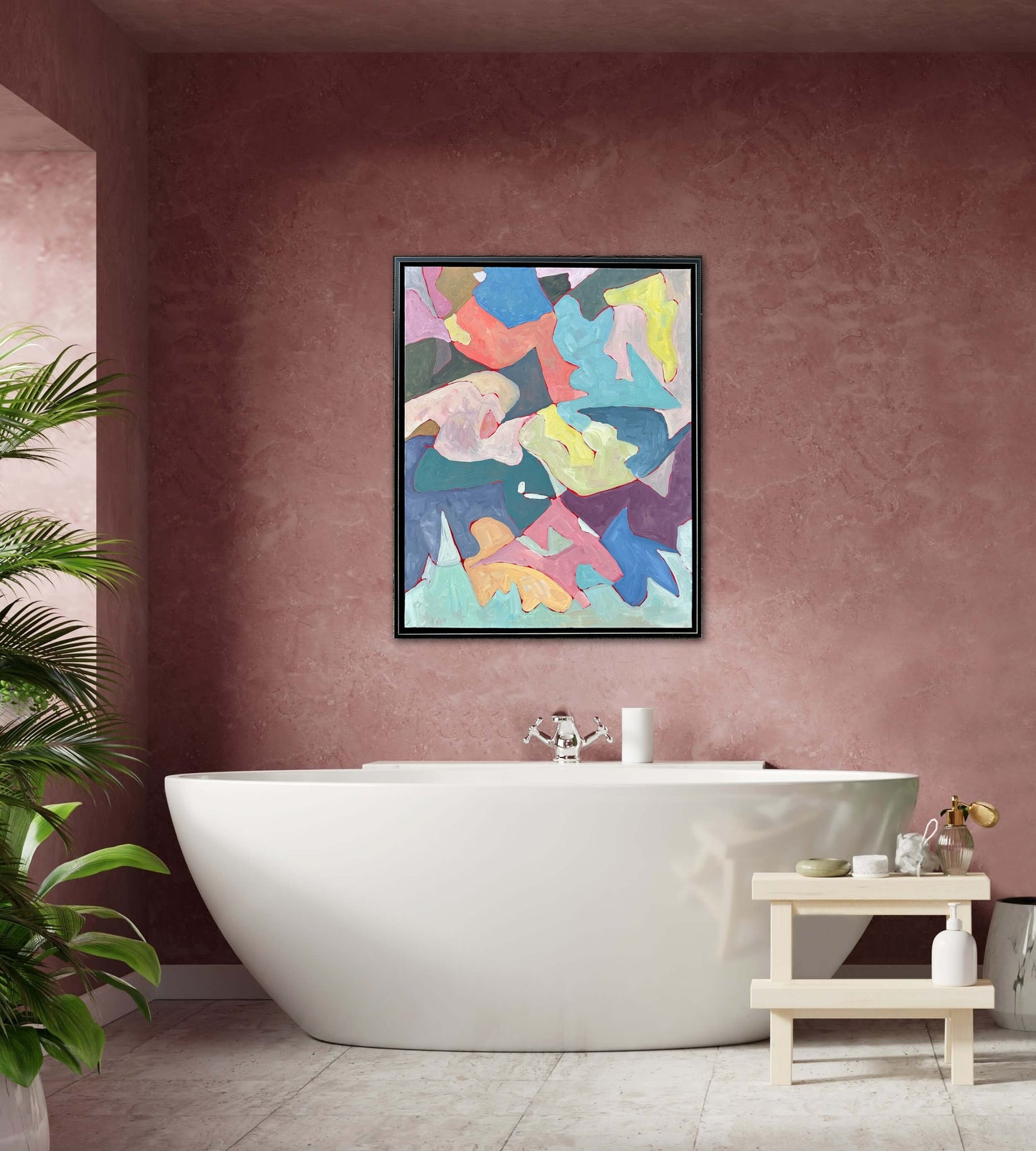 Parts - 24x30in Acrylic on Canvas