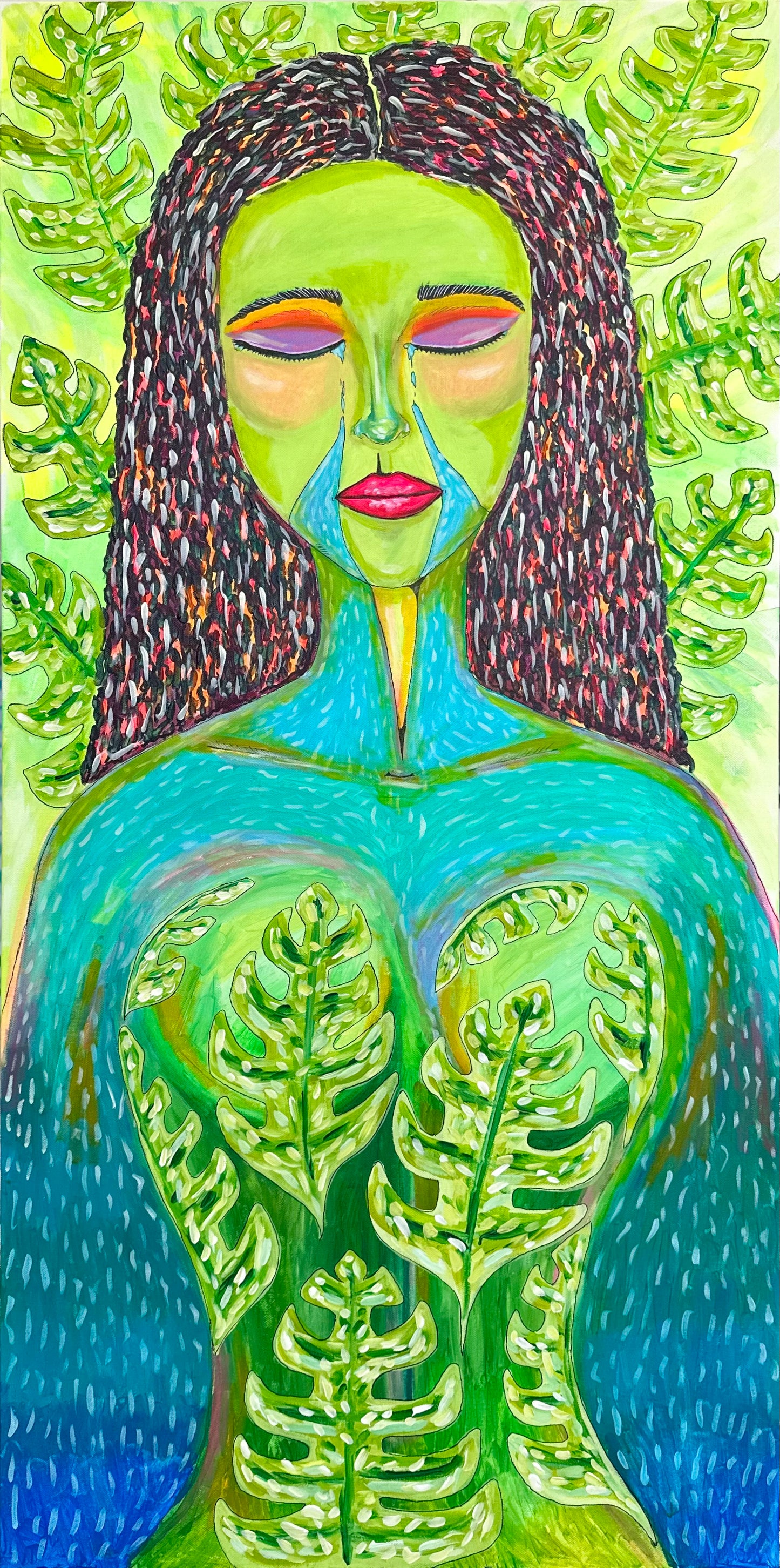 MOTHER - 24x48in Acrylic on Canvas