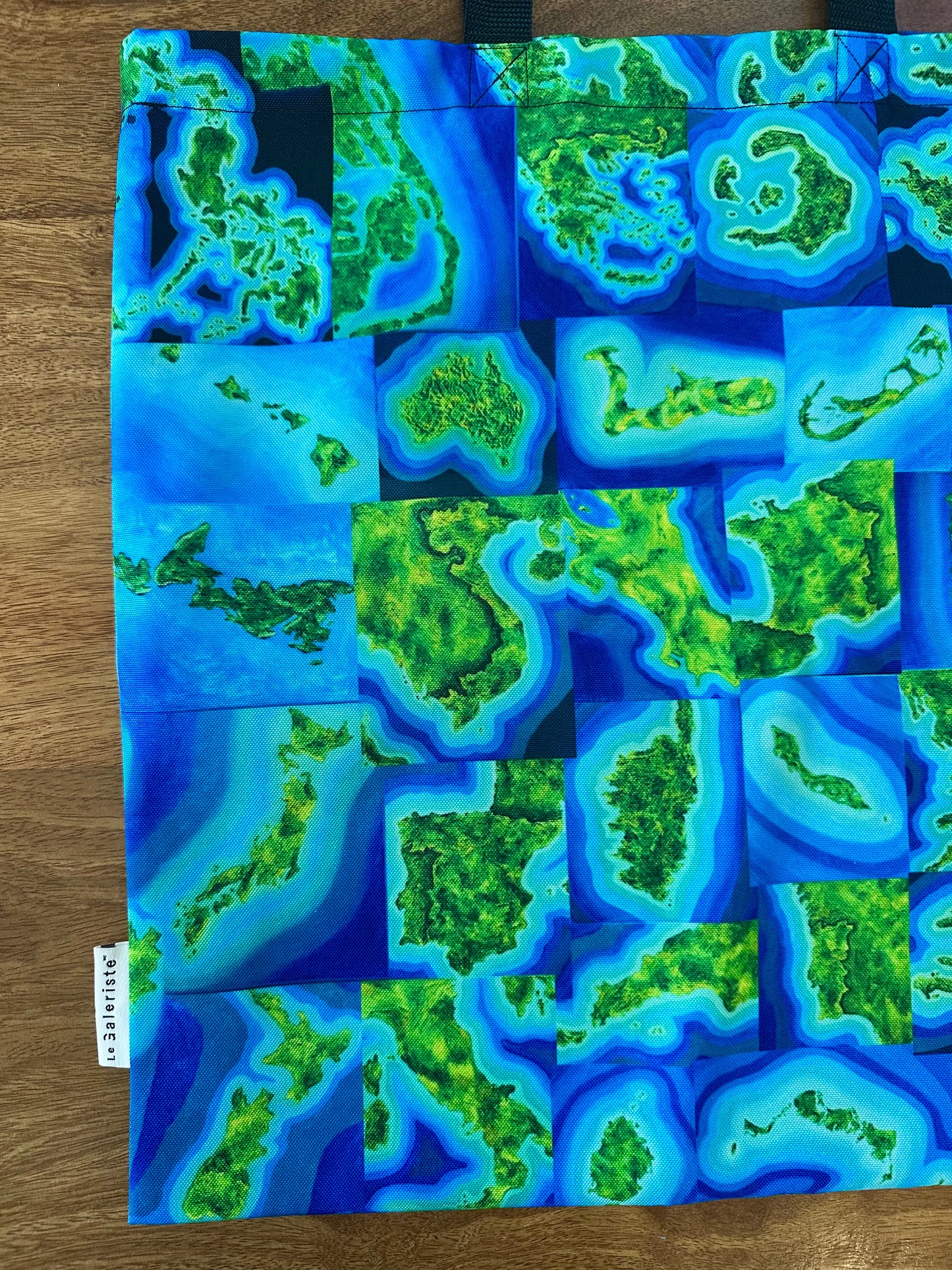 Explore the World Art Map Tote Bag