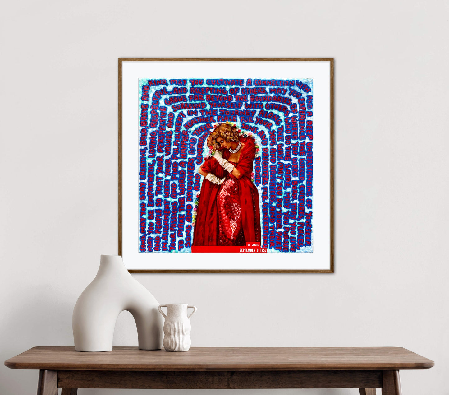 Vogue Reflections: Dear Sons - 10x10in Glicée Fine Art Print