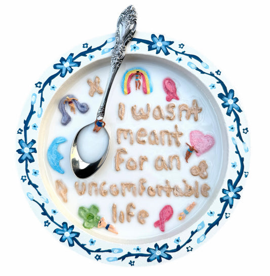 Lucky Charms: Saturday Mornings Cereal Collection - 8x8in Mixed Media