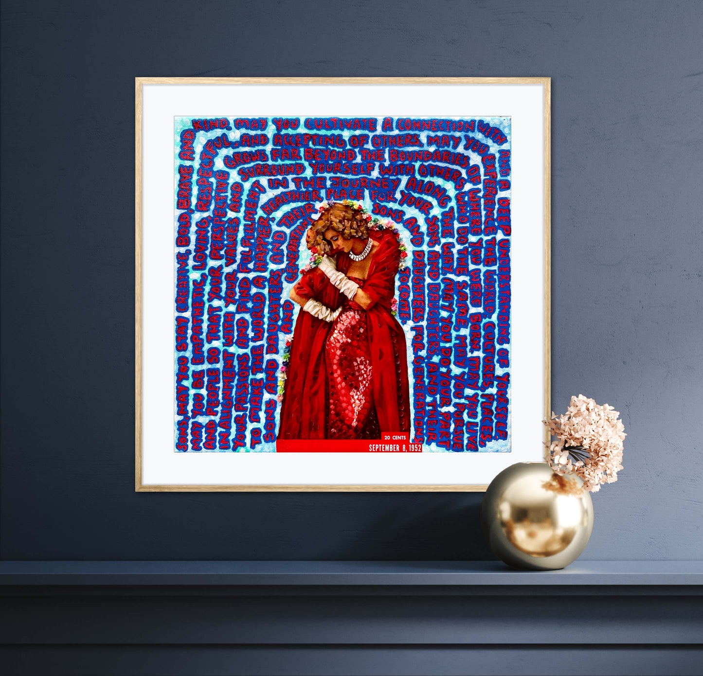 Vogue Reflections: Dear Sons - 10x10in Glicée Fine Art Print