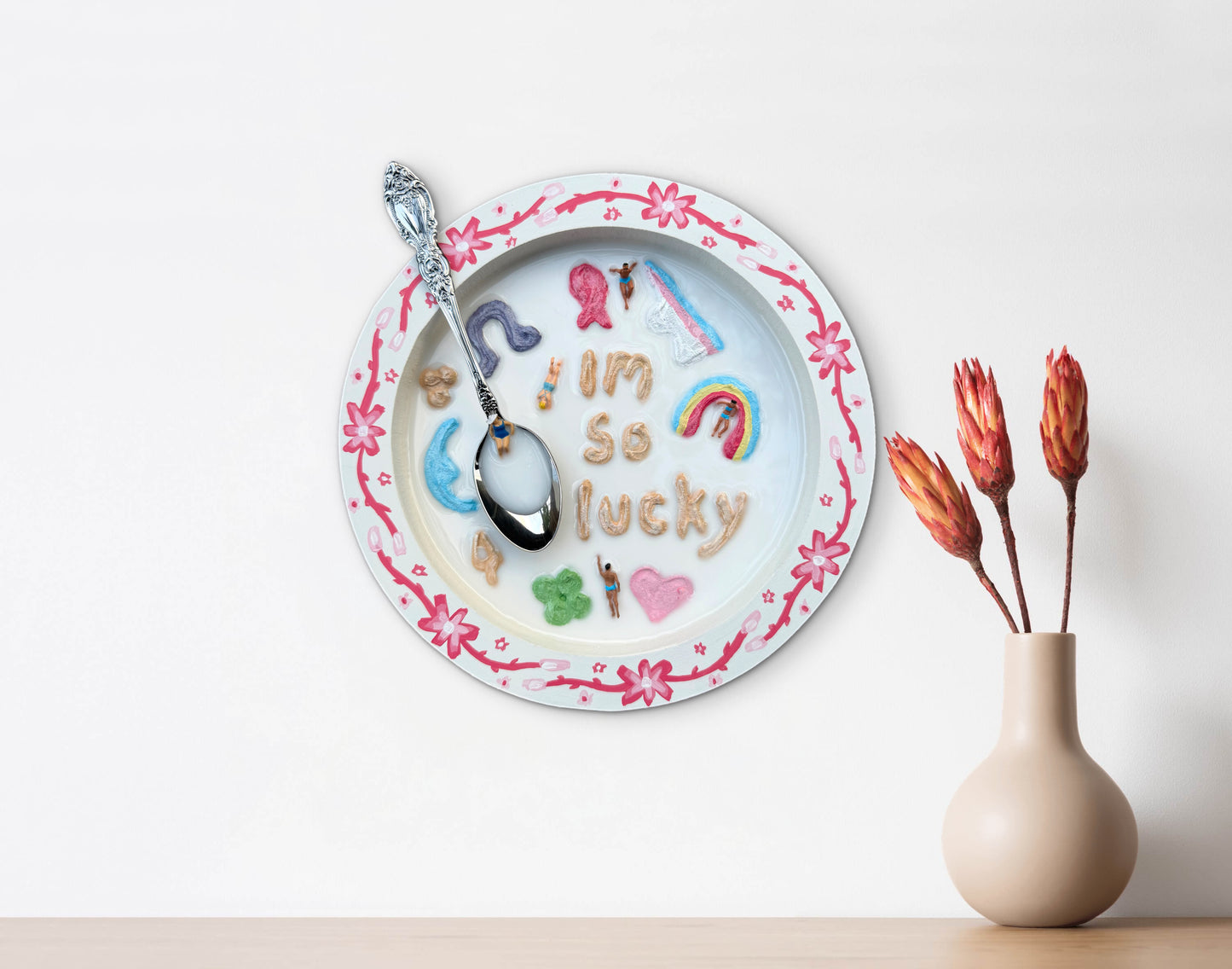 Lucky Charms: Saturday Mornings Cereal Collection - 8x8in Mixed Media