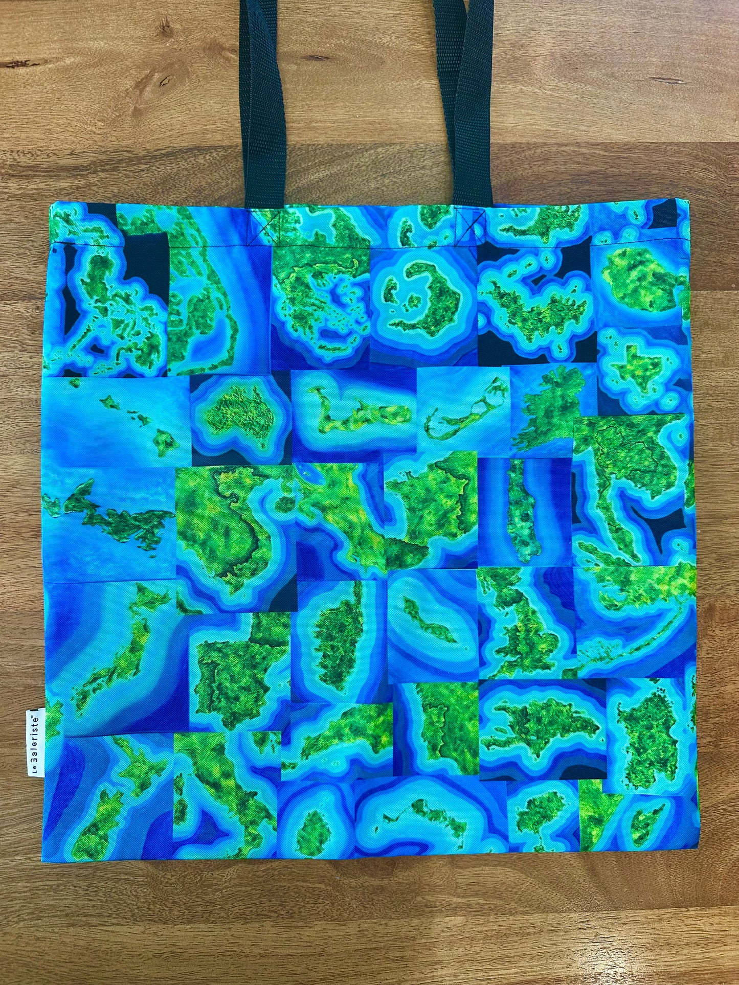 Explore the World Art Map Tote Bag