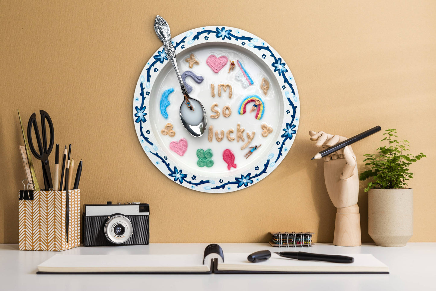 Lucky Charms: Saturday Mornings Cereal Collection - 8x8in Mixed Media