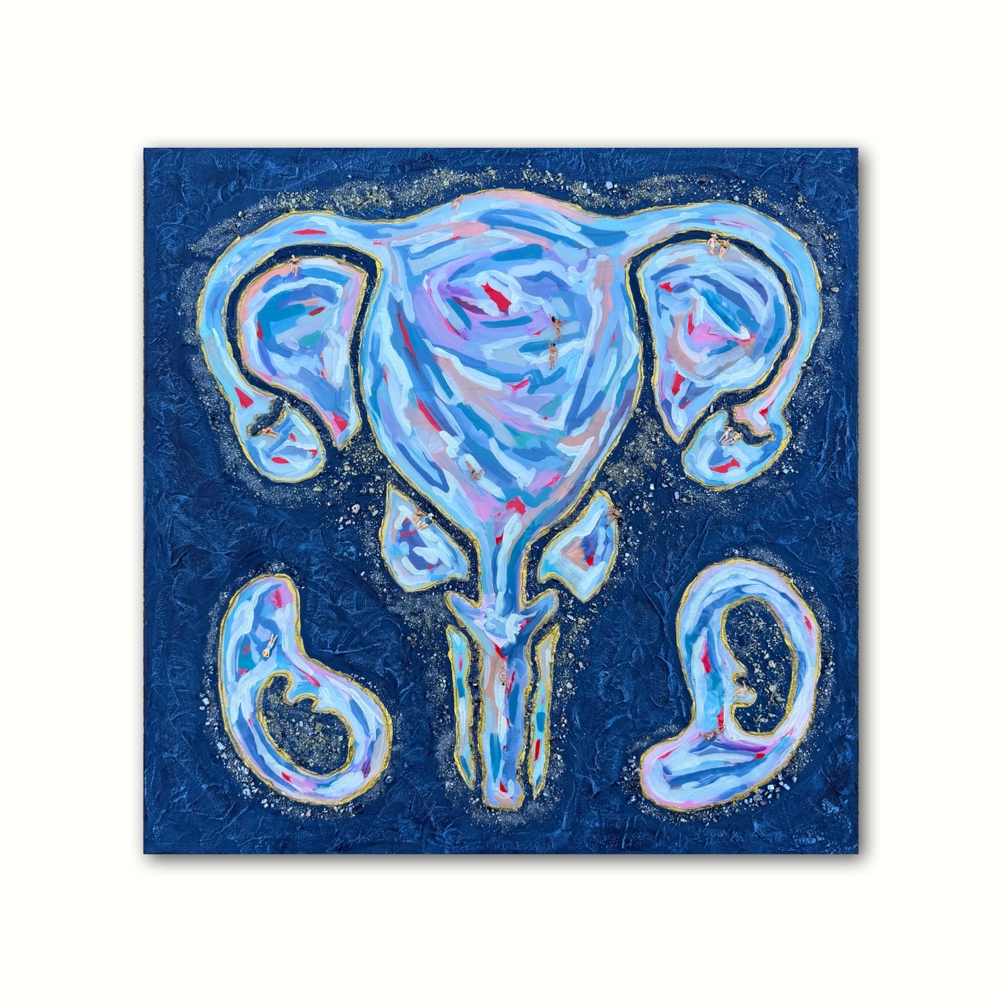 The First Resort 24x24in Original Framed