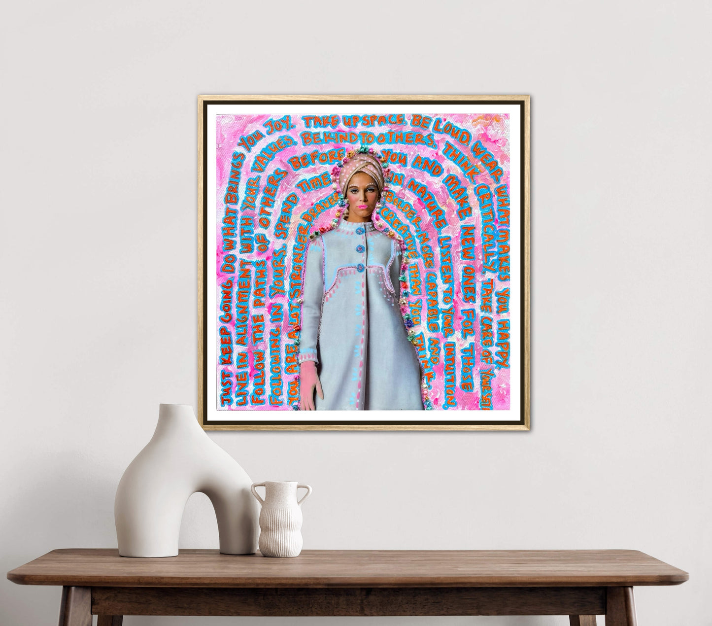 “Just Keep Going” Giclée Fine Art Print 10x10in