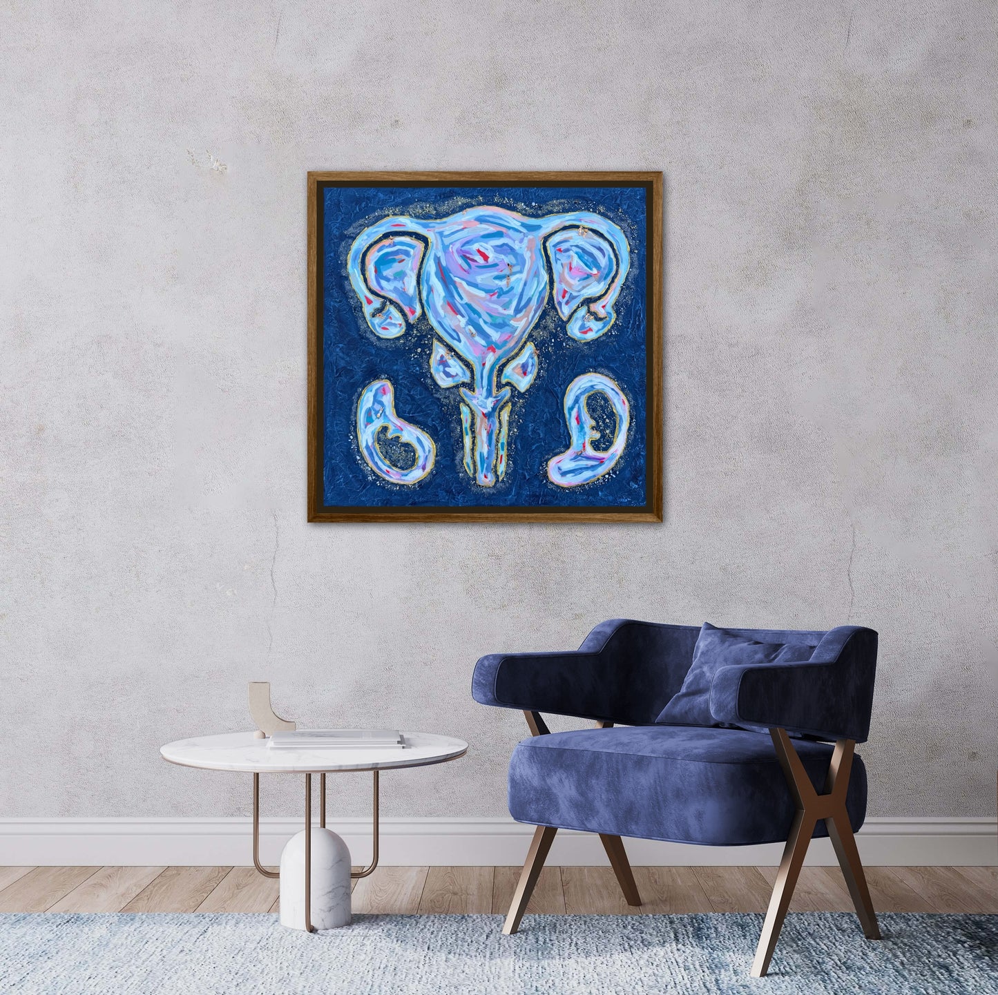 The First Resort 24x24in Original Framed