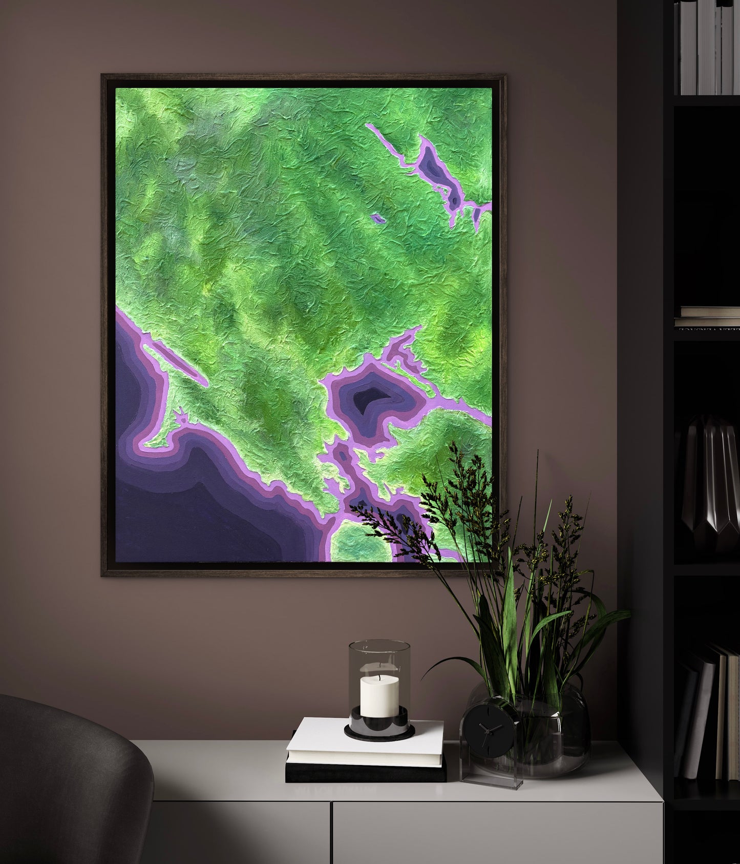 California Wine Country: A Love Letter, 24x30in Mixed Media on Canvas