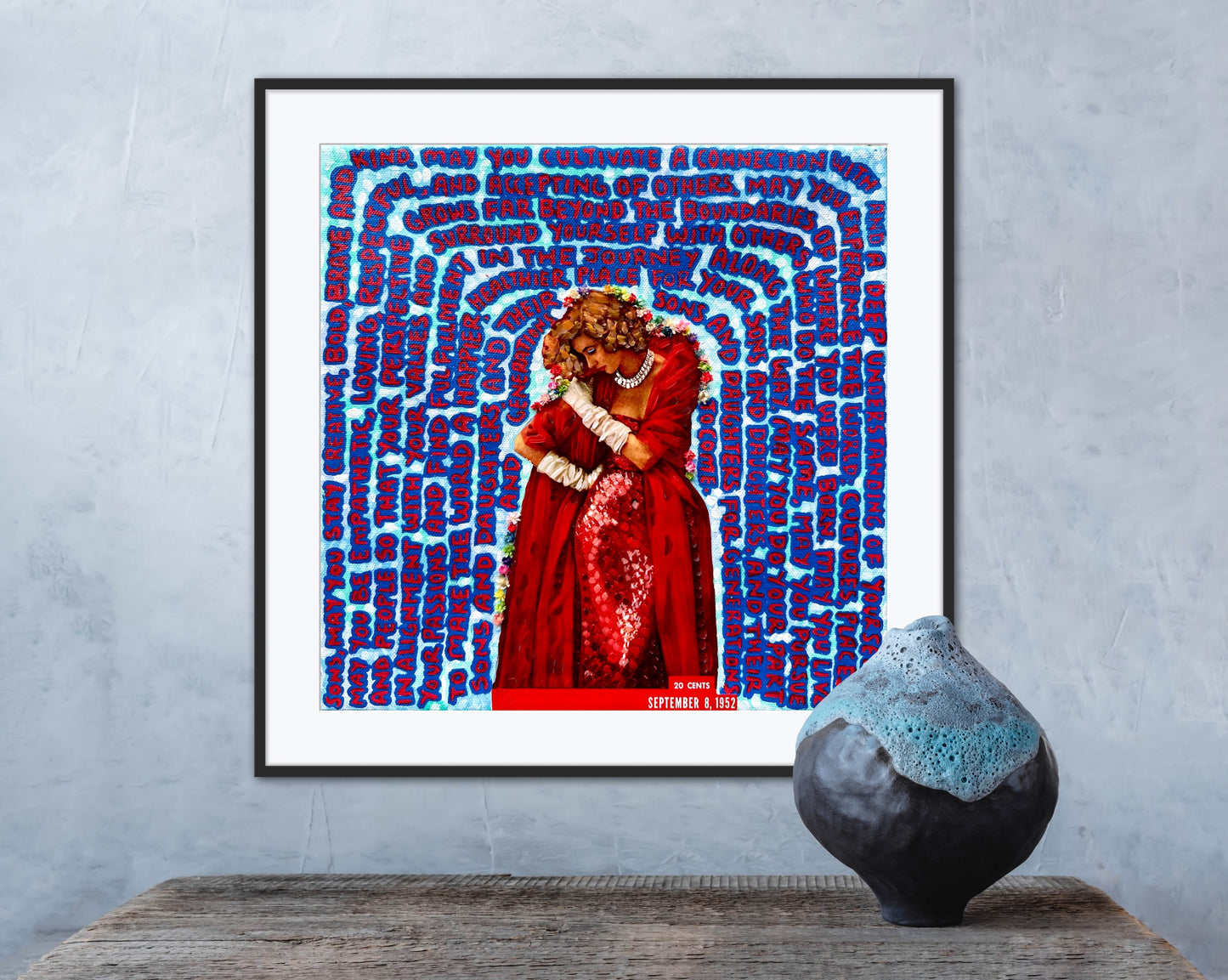 Vogue Reflections: Dear Sons - 10x10in Glicée Fine Art Print