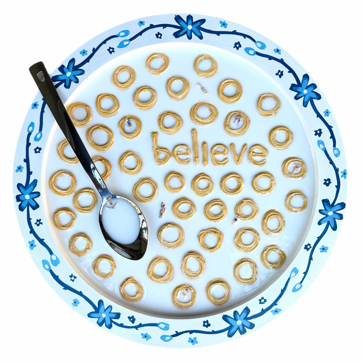 Cheerios: Believe - 20x20in Mixed Media