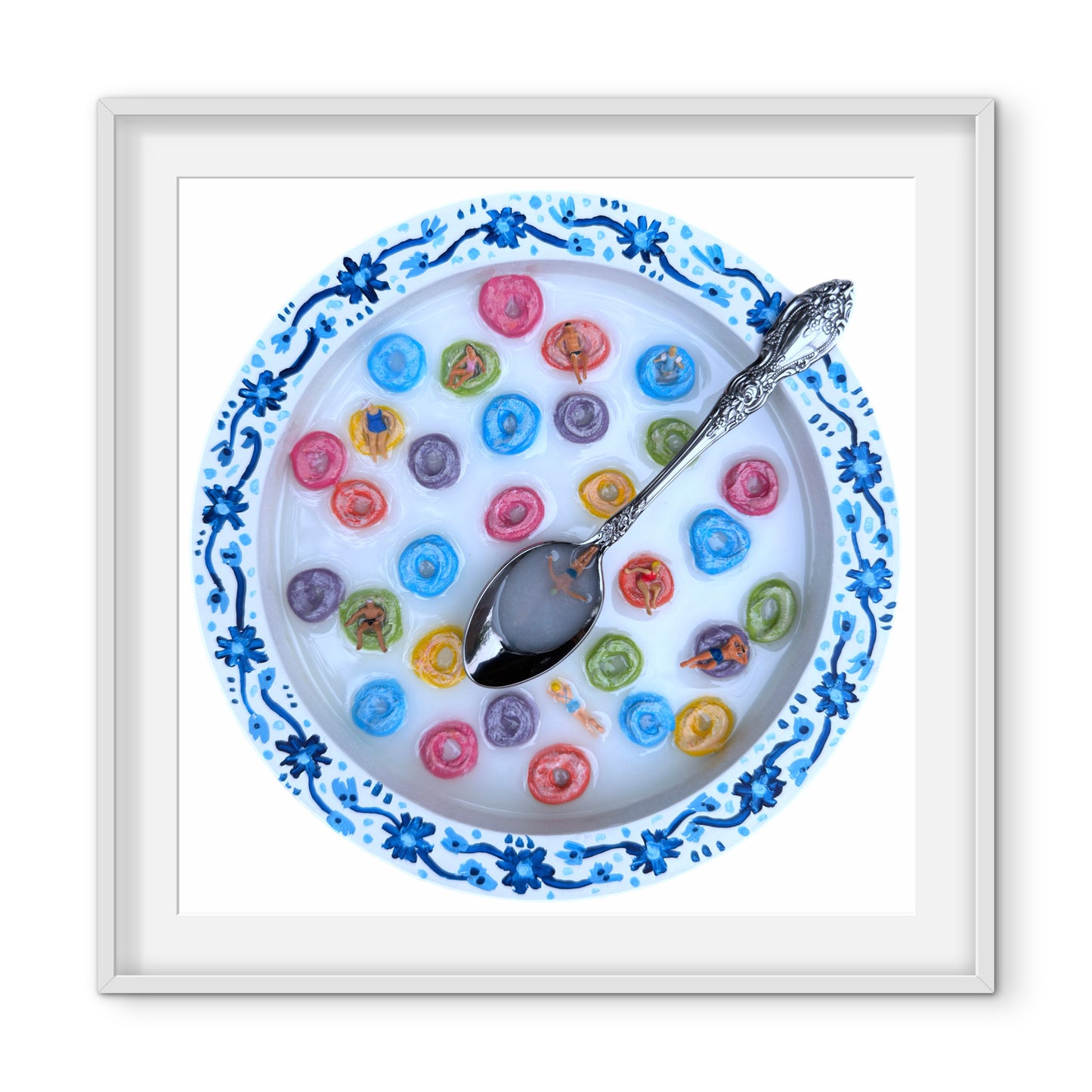 Saturday Mornings: Fruit Loops Print - 10x10in Glicée Fine Art Print