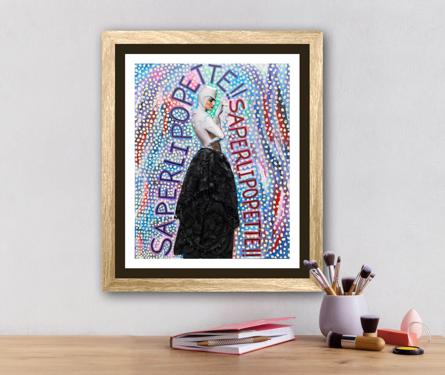 Vogue Reflections: “Saperlipopette!” Giclée Fine Art Print 8x10in