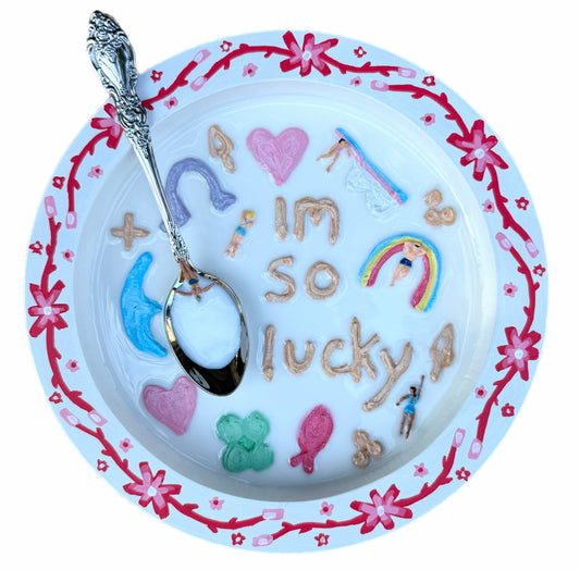 Lucky Charms: Saturday Mornings Cereal Collection - 8x8in Mixed Media