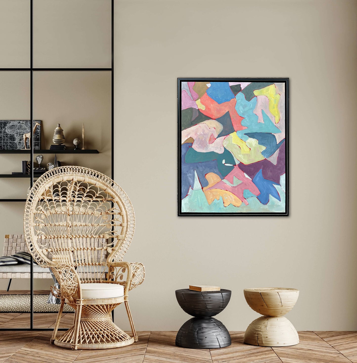 Parts - 24x30in Acrylic on Canvas