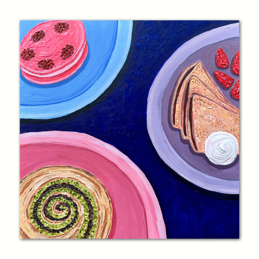 Little Luxuries Collection: Breakfast is Served - 10x10in Glicée Fine Art Print