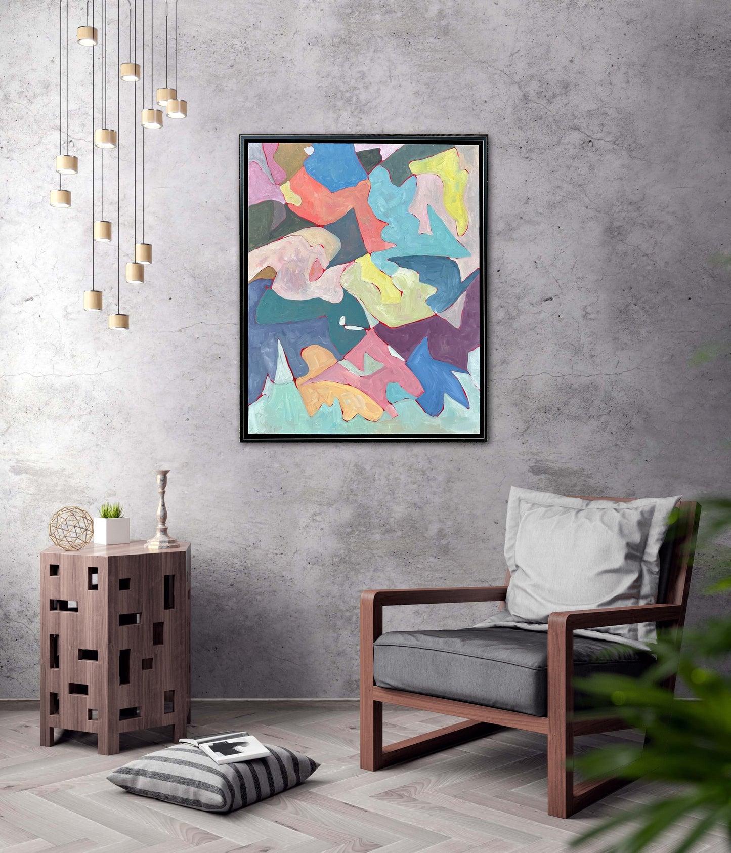 Parts - 24x30in Acrylic on Canvas