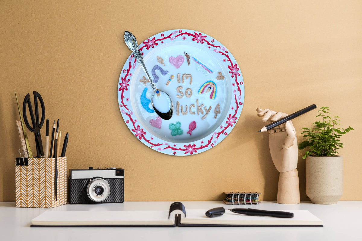 Lucky Charms: Saturday Mornings Cereal Collection - 8x8in Mixed Media