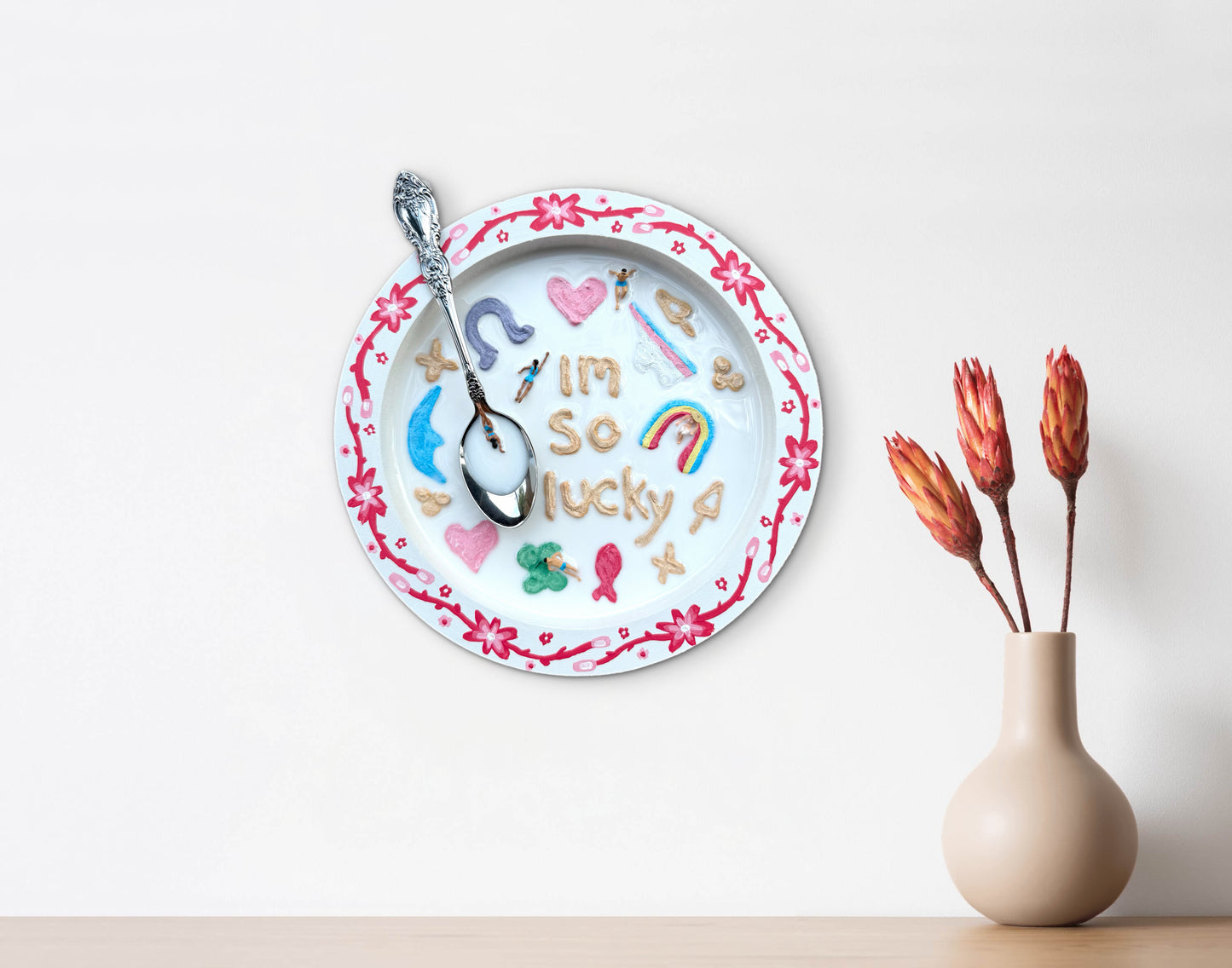 Lucky Charms: Saturday Mornings Cereal Collection - 8x8in Mixed Media