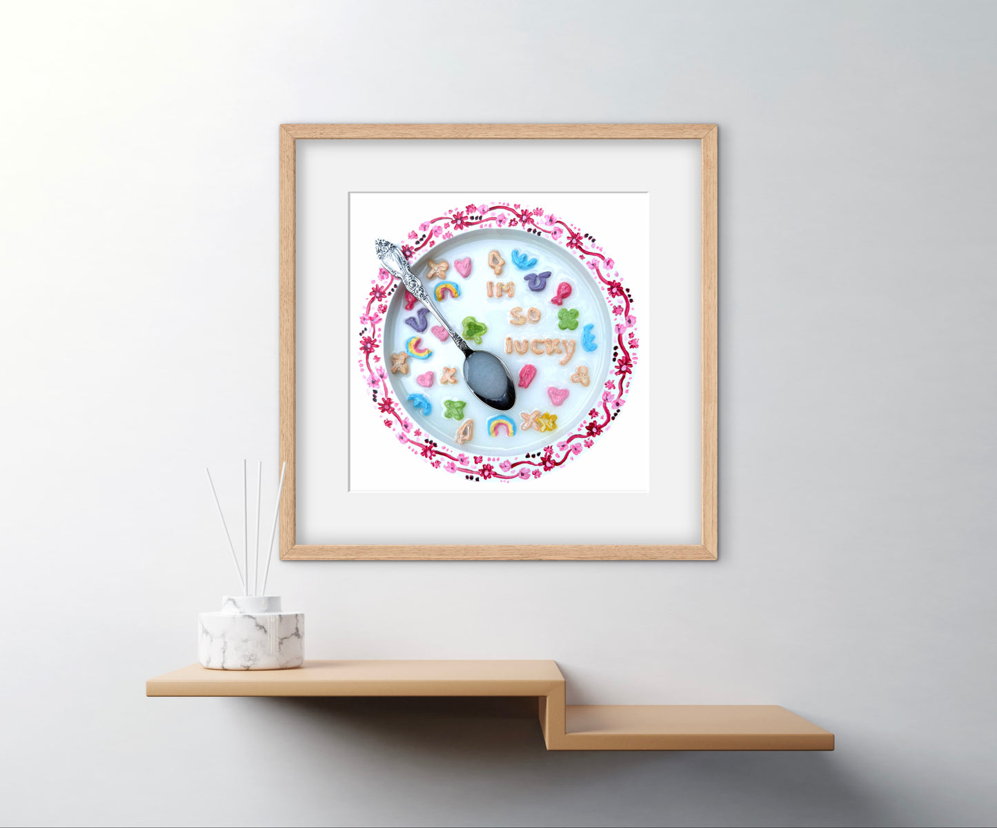 Saturday Mornings: Lucky Charms Print - 10x10in Glicée Fine Art Print