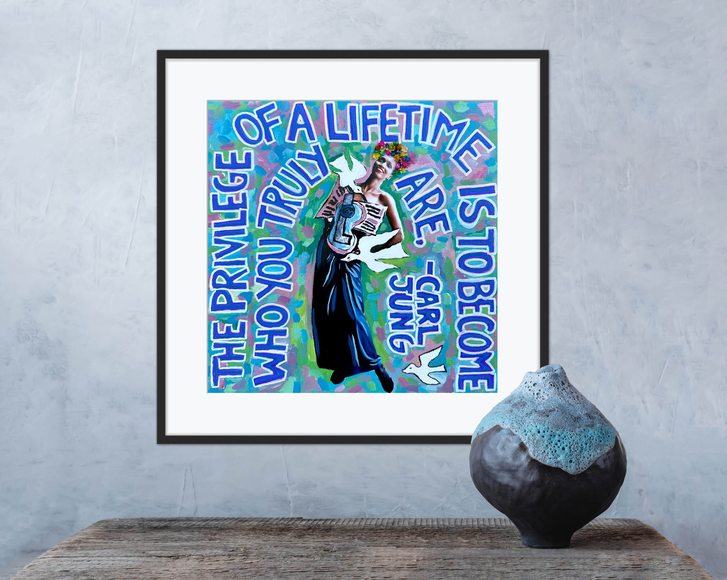 Vogue Reflections: The Privilege of a Lifetime - 10x10in Glicée Fine Art Print