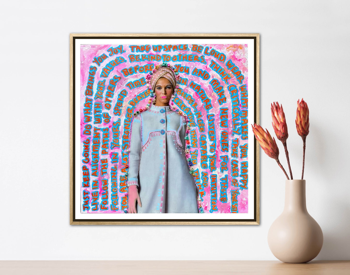 “Just Keep Going” Giclée Fine Art Print 10x10in