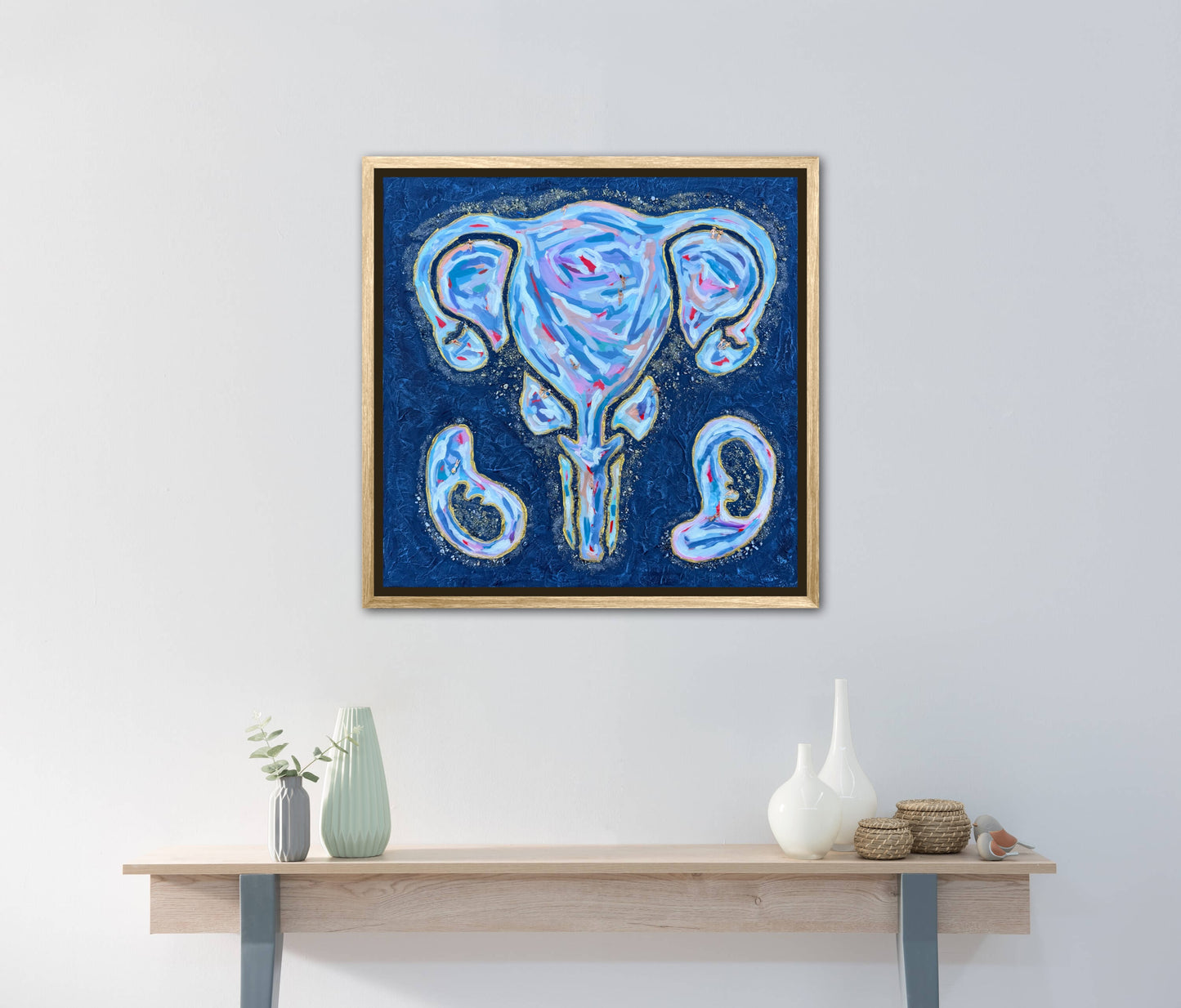 The First Resort 24x24in Original Framed