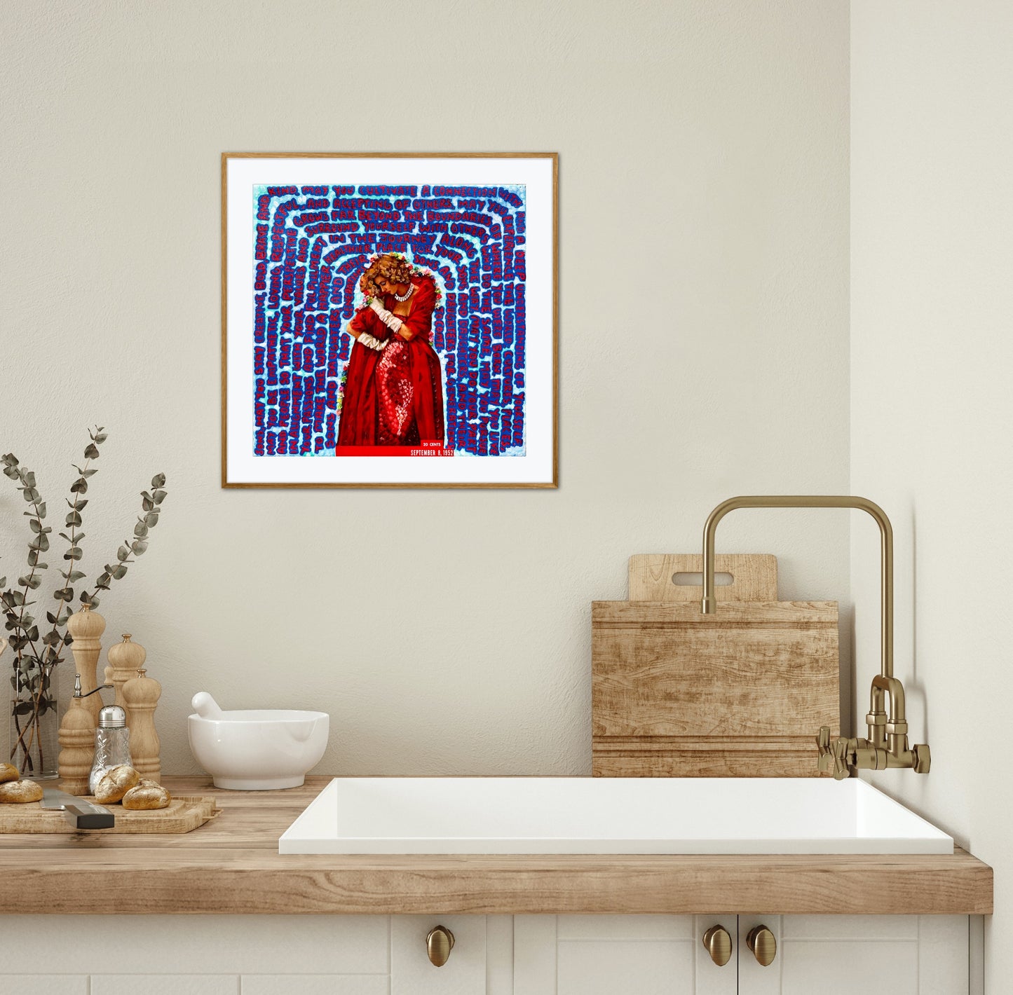 Vogue Reflections: Dear Sons - 10x10in Glicée Fine Art Print