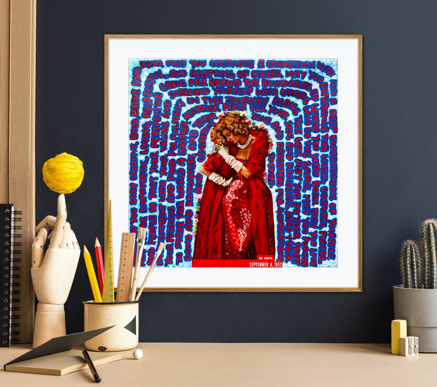 Vogue Reflections: Dear Sons - 10x10in Glicée Fine Art Print