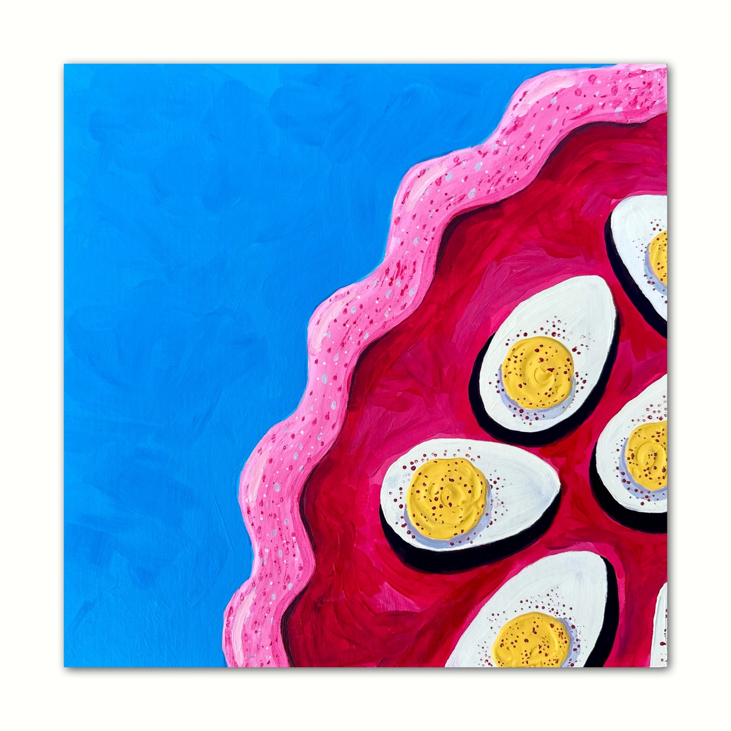 Little Luxuries Collection: Deviled Eggs - 10x10in Glicée Fine Art Print