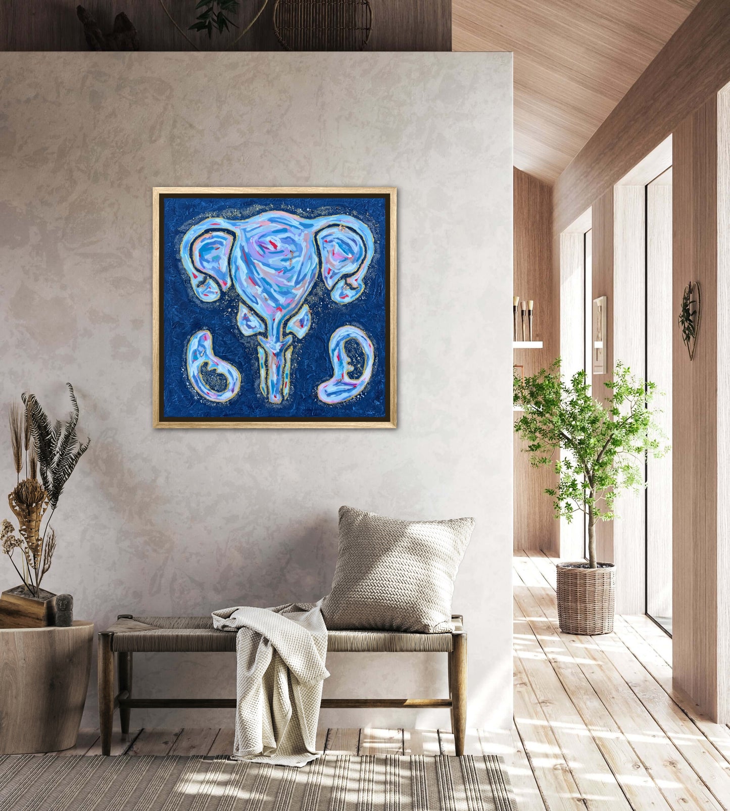 The First Resort 24x24in Original Framed