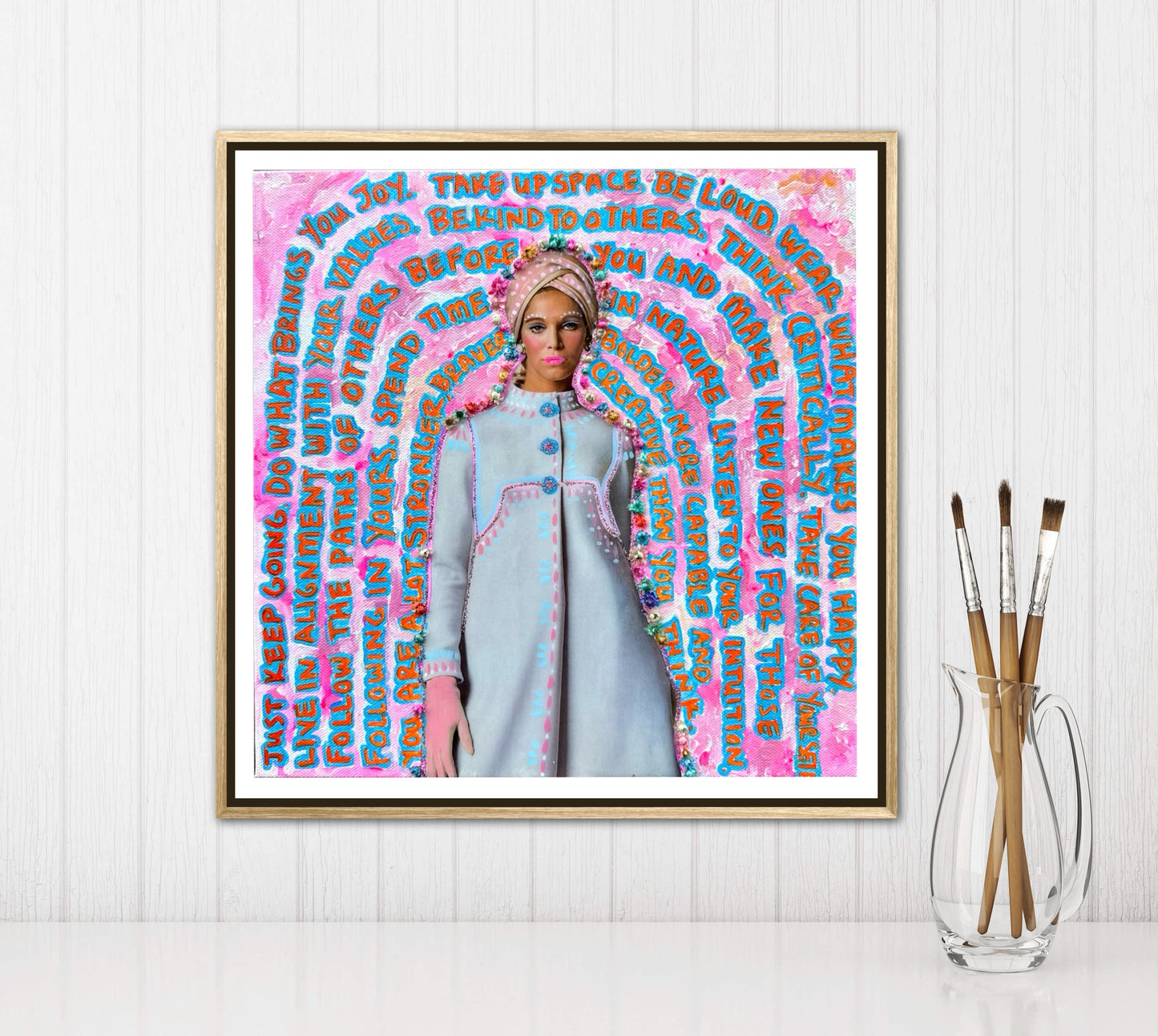 “Just Keep Going” Giclée Fine Art Print 10x10in