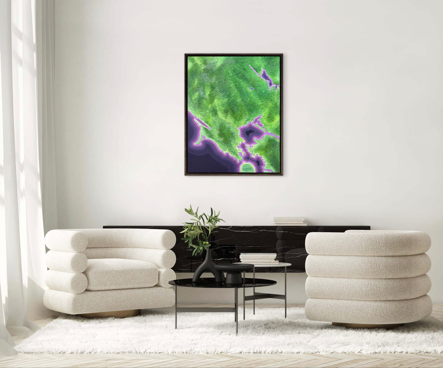 California Wine Country: A Love Letter, 24x30in Mixed Media on Canvas